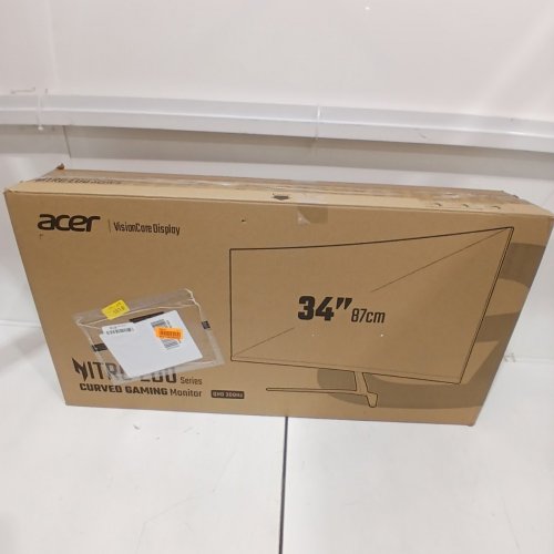 ACER NITRO CURVED GAMING MONITOR WITH QHD 3440 X 1440 / 200HZ REFRESHED RATE / DISPLAY PORT & 2 HDMI PORT - 34" - BLACK (MODEL: ED340CUR) image 14