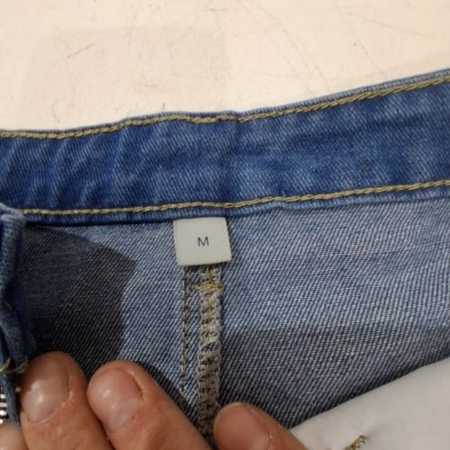 WOMENS DENIM SKIRT - MEDIUM - BLUE image 2