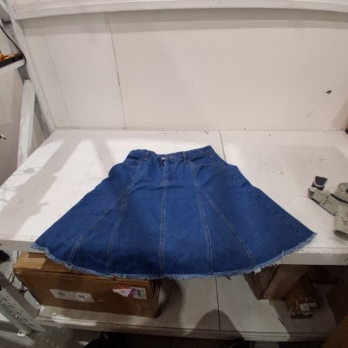 WOMENS DENIM SKIRT - MEDIUM - BLUE image 3