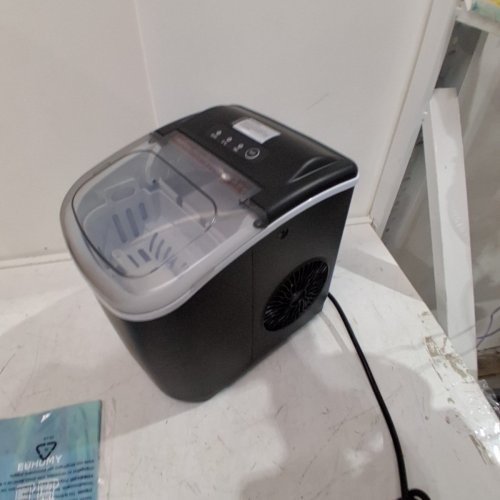 EUHOMY COUNTERTOP ICE MAKER - MAKES 26LBS/DAY - BLACK (MODEL: IM-06D) image 5