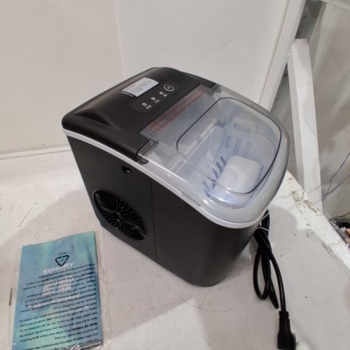 EUHOMY COUNTERTOP ICE MAKER - MAKES 26LBS/DAY - BLACK (MODEL: IM-06D) image 6
