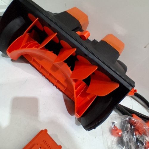 VOLTASK CORDLESS CORDED SNOW BLOWER - 16" - 48V - BLACK/ORANGE image 4