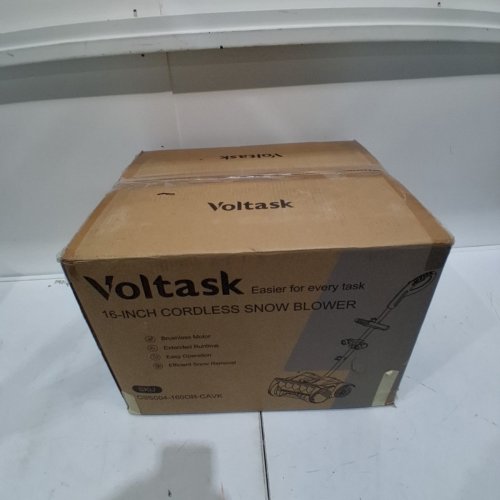 VOLTASK CORDLESS CORDED SNOW BLOWER - 16" - 48V - BLACK/ORANGE image 5