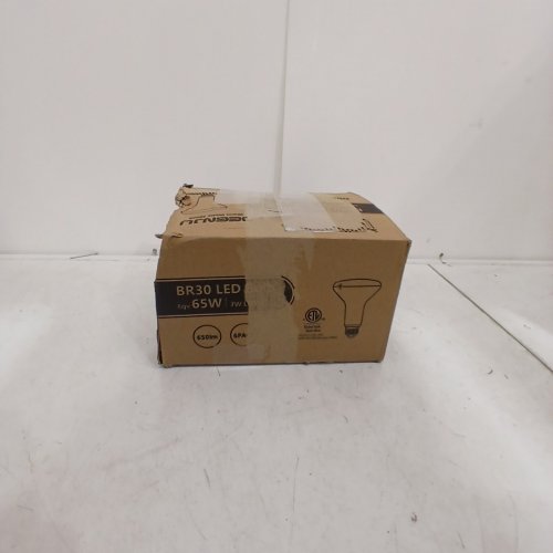 5PK 65W EQUIVALENT DIMMABLE BR30 LED LIGHT BULBS - 3000 K image 4