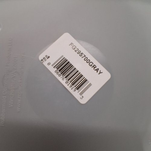 3PK RUBBERMAID 41 QT. / 10.25 GAL RECTANGULAR WASTEBASKET / TRASH CAN - GREY (MODEL: FG295700GRAY) image 2