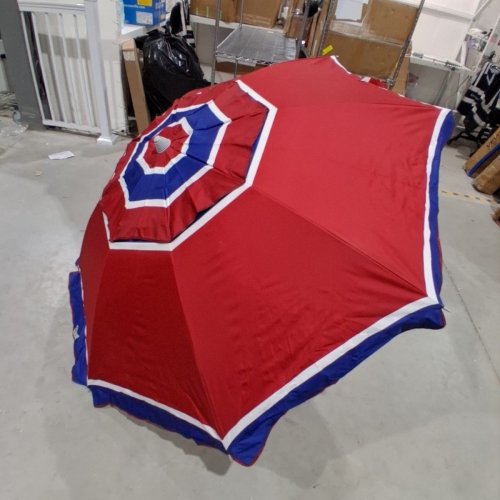 RIO BEACH UMBRELLA - 7.5FT - RED (MODEL: 1985294) image 3