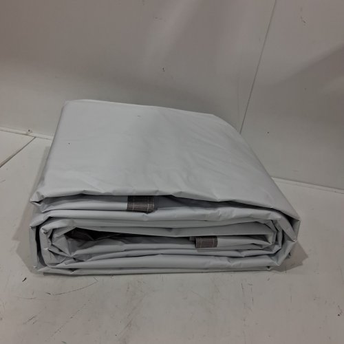 RV CAMPER AWNING HEAVY-DUTY WEATHERPROOF VINYL FABRIC REPLACEMENT - 16FT - GRADIENT GREY (MODEL: SXYZYS-G15) image 5