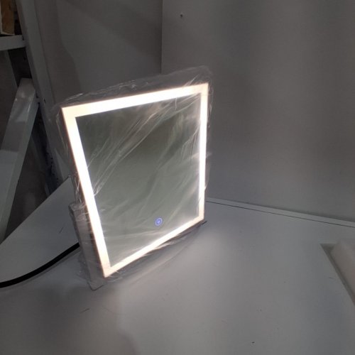 FREXCHENG LIGHTED VANITY MIRROR WITH SMART TOUCH CONTROL - 12" - WHITE (MODEL: MM-12INCH-10W-E) image 3