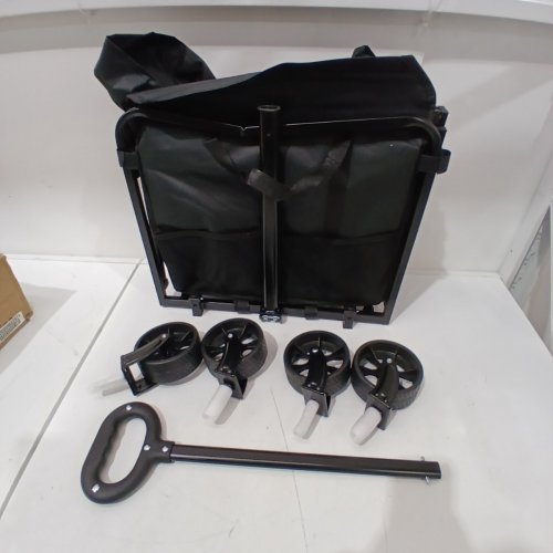 COLLAPSIBLE GROCERY WAGON - 280 LBS CAP - BLACK (MODEL: WAGON-B008) image 2