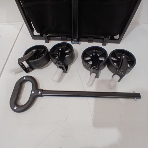 COLLAPSIBLE GROCERY WAGON - 280 LBS CAP - BLACK (MODEL: WAGON-B008) image 3