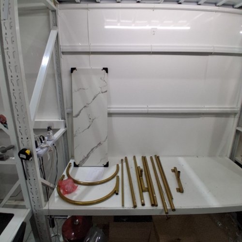 latitude run DOUBLE arch GARMENT RACK - GOLD (MODEL: HN-CR-GD-DAR-135) image 3