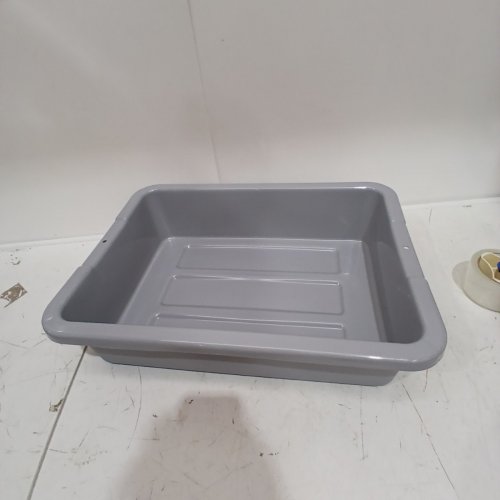 RUBBERMAID COMMERCIAL STANDARD UTILITY BOX/BUS -4.62GAL- GRAY (MODEL:FG334900GRAY) image 2