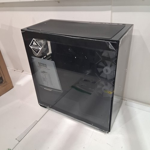 DARKFLASH ATX PANORAMIC L TEMPERED GLASS GLASS MID-TOWER PC CASE - 434 MM X 218 MM X 454 MM; ATX/M-ATX/ITX - BLACK (MODEL: DS900) image 2