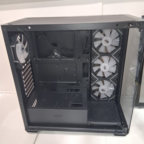 DARKFLASH ATX PANORAMIC L TEMPERED GLASS GLASS MID-TOWER PC CASE - 434 MM X 218 MM X 454 MM; ATX/M-ATX/ITX - BLACK (MODEL: DS900) image 3
