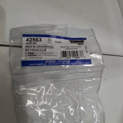 FRONT DRIVER SIDE WINDSHIELD WIPER ARM - FITS SELECT TOYOTA MODELS (MODEL: 42563) image 2