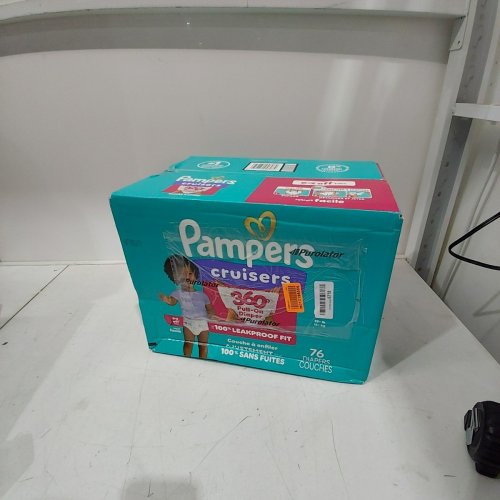 76PK PAMPERS CRUISERS 100% LEAKPROOF 360° GAP-FREE FIT DIAPERS - SIZE 6 image 2