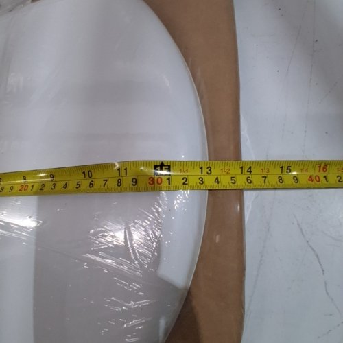 BEMIS ENAMEL WOOD TOILET SEAT COVER (1500EC-000) - WHITE image 4