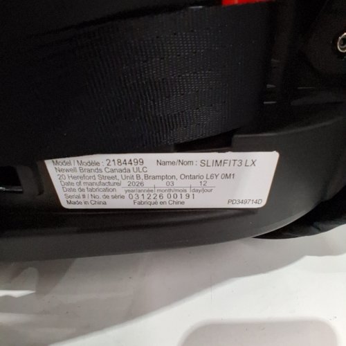 GRACO SLIMFIT3 LX 3-IN-1 CAR SEAT WITH ANTI-REBOUND BAR - GOTHAM GREY/ BLACK (MODEL: 2184499) image 2