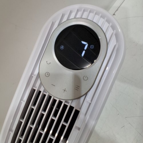 DREO CRUISER PRO T1 OSCILLATING TOWER FAN WITH REMOTE CONTROL - 42" - 30FT RANGE - BLACK/SILVER (MODEL: DR-HTF018) image 2