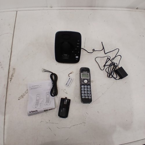 VTECH DECT 6.0 CORDLESS PHONE CALL ANSWERING SYSTEM WITH CALLER ID/CALL WAITING - BLACK (MODEL: CS6224-11) image 3