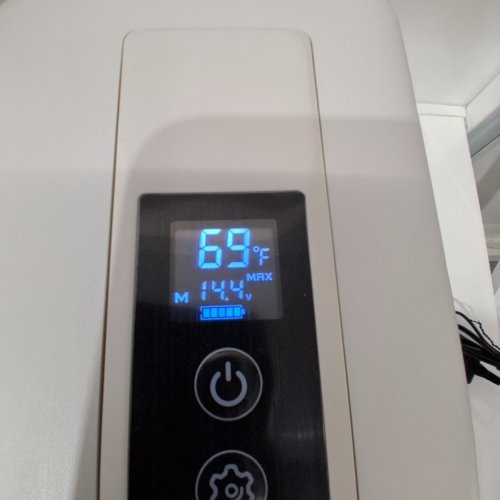 EUHOMY CAMPING FRIDGE FREEZER WITH APP CONTROL - 12/24 V DC & 240 V AC - 25L - BLACK/GREY (MODEL: CF004-25BL) image 2