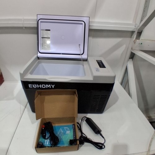 EUHOMY CAMPING FRIDGE FREEZER WITH APP CONTROL - 12/24 V DC & 240 V AC - 25L - BLACK/GREY (MODEL: CF004-25BL) image 3