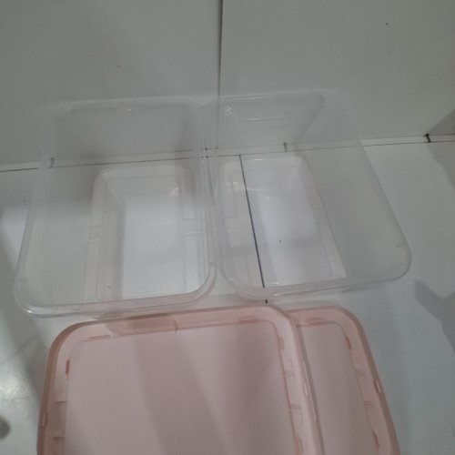 2PK STERILITE STORAGE BOX - 16 QT - PINK/CLEAR (MODEL: 1644LAB8) image 2