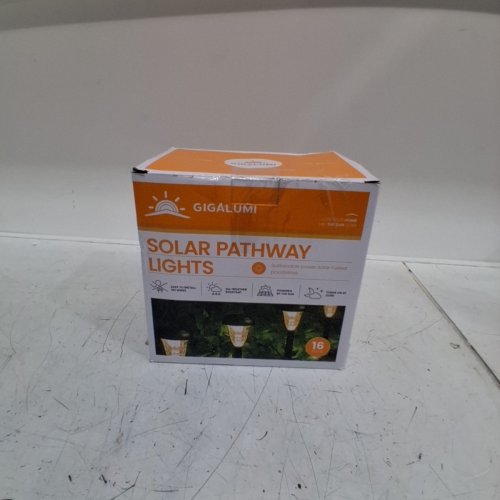7PK GIGALUMI SOLAR PATHWAY AND DRIVEWAY LIGHTS - BLACK image 6