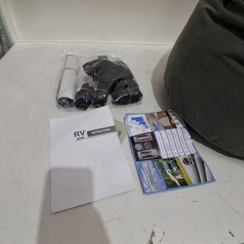 RV COVER RV TRAVEL TRAILER COVER FOR RVS 21FT - 25FT - SILVER GREY image 3