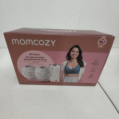 MOMCOZY M5 SMART WEARABLE BREAST PUMPS WITH APP CONTROL - WHITE (MODEL: BP380) image 2