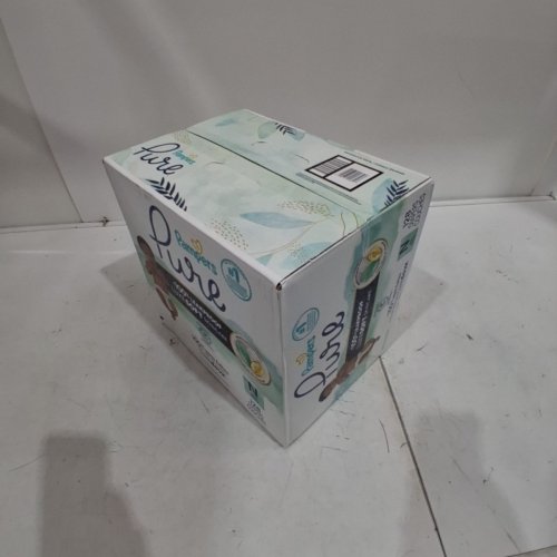 128PK PAMPERS PURE PROTECTION HYPOALLERGENIC UNSCENTED 100% LEAKPROOF DISPOSABLE DIAPERS - NEWBORN image 2