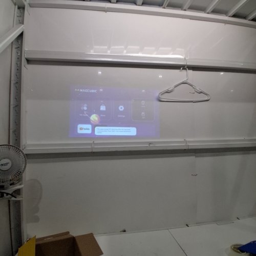 MAGCUBIC PORTABLE PROJECTOR WITH AUTO KEYSTONE & FOCUS - COMPATIBLE WITH ANDROID 14 - 1080P - WHITE (MODEL: HY350MAX) image 2