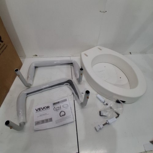 RAISED TOILET SEAT WITH ARMS - 300LB - WHITE (MODEL:SC7060NA-L-4) image 2