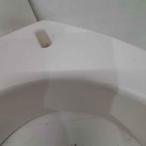 RAISED TOILET SEAT WITH ARMS - 300LB - WHITE (MODEL:SC7060NA-L-4) image 3