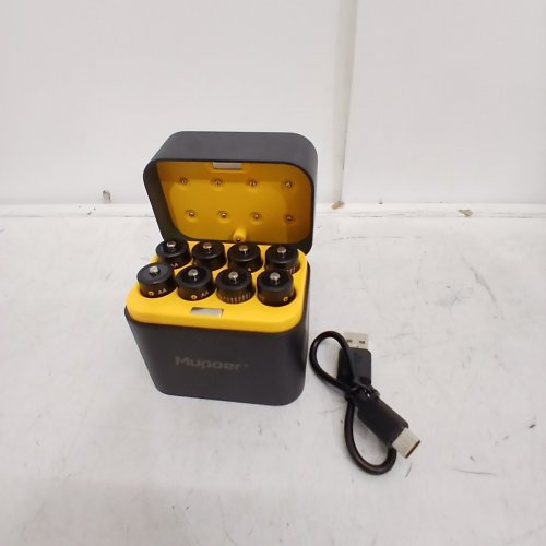 8PK MUPOER AA RECHARGEABLE LITHIUM BATTERY SET WITH FAST CHARGING CASE - 1.5V - BLACK (MODEL: TF-CD-009LDC) image 3