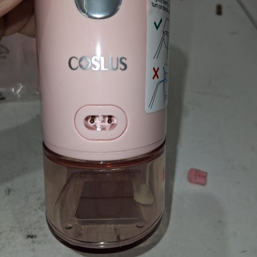 COSLUS IPX7 WATERPROOF RECHARGEABLE WATER TEETH FLOSSER - PINK (MODEL: F5020E) image 4
