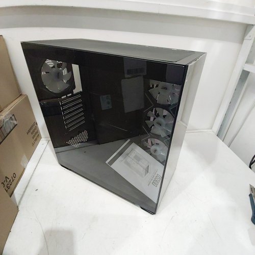 DARKFLASH ATX PANORAMIC L TEMPERED GLASS GLASS MID-TOWER PC CASE - 434 MM X 218 MM X 454 MM; ATX/M-ATX/ITX - BLACK (MODEL: DS900) image 3