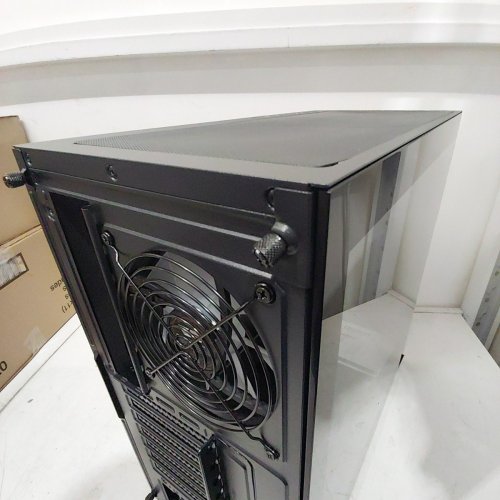 DARKFLASH ATX PANORAMIC L TEMPERED GLASS GLASS MID-TOWER PC CASE - 434 MM X 218 MM X 454 MM; ATX/M-ATX/ITX - BLACK (MODEL: DS900) image 4