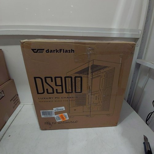 DARKFLASH ATX PANORAMIC L TEMPERED GLASS GLASS MID-TOWER PC CASE - 434 MM X 218 MM X 454 MM; ATX/M-ATX/ITX - BLACK (MODEL: DS900) image 7