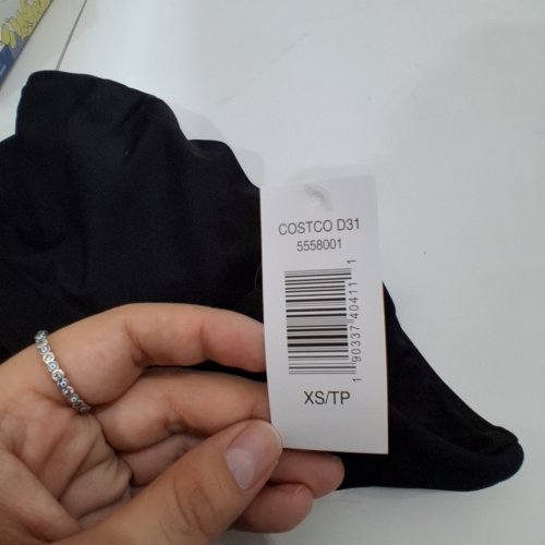 WOMEN'S PUMA HIGH WAISTED FULL COVER SWIM BOTTOMS - EXTRA SMALL - BLACK (STYLE:5558001) image 2