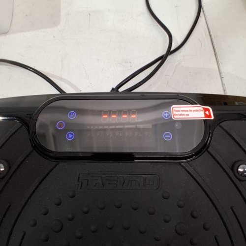 TAEVNO VIBRATION PLATE EXERCISE MACHINE WITH REMOTE CONTROL - 450LB MAX - BLACK image 2