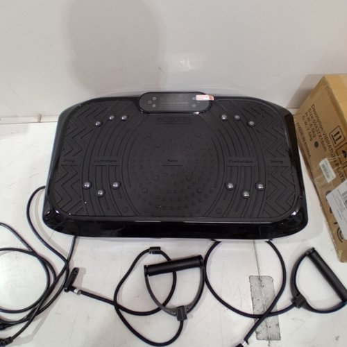 TAEVNO VIBRATION PLATE EXERCISE MACHINE WITH REMOTE CONTROL - 450LB MAX - BLACK image 3