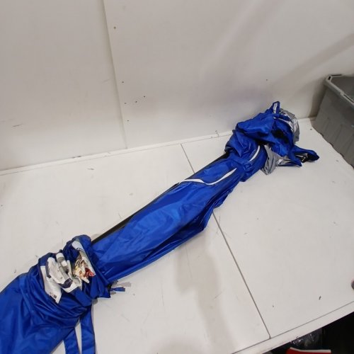 SPORT-BRELLA PORTABLE ADJUSTABLE LEANING AND VERTICAL UMBRELLA WITH CARRYING BAG - 8FT - BLUE (MODEL: 250106) image 2
