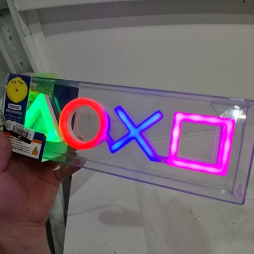 PALADONE SONY PLAYSTATION ICONS USB LED NEON LIGHT - 11.7" - MULTICOLOR image 2