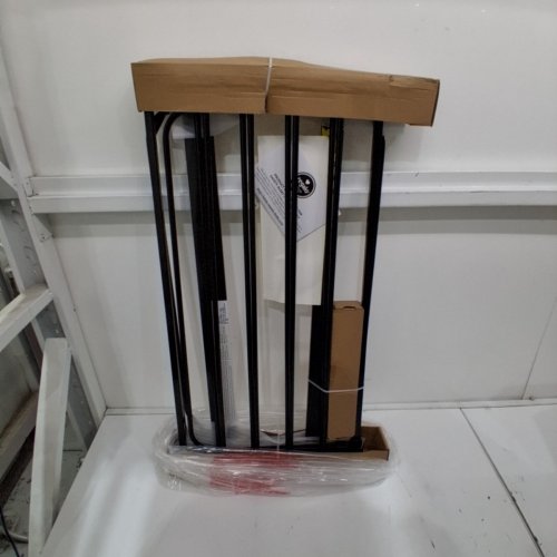 REGALO EASY STEP EXTRA WIDE BABY SAFETY GATE - 29-49" X 30" - BLACK (MODEL: 1164 EB DS) image 2