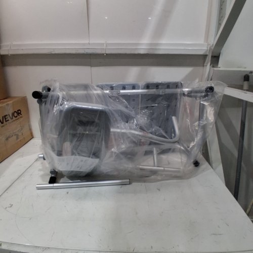 MEDLINE GUARDIAN TRANSFER BENCH WITH BACK & MICROBAN ANTIMICROBIAL TREATMENT - GREY (MODEL: G3-100KBX1) image 2