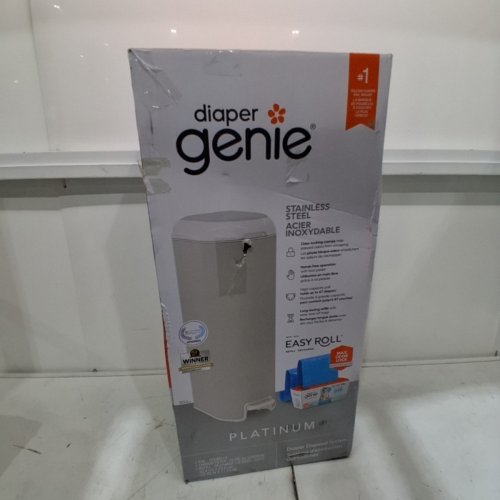 DIAPER GENIE ESSENCE PAIL DIAPER PAIL SYSTEM WITH EASY ROLL REFILL - 24" - WHITE (MODEL: I000908) image 4