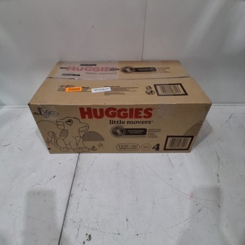 150PK HUGGIES LITTLE MOVERS DIAPERS - SIZE 4 - WHITE image 3
