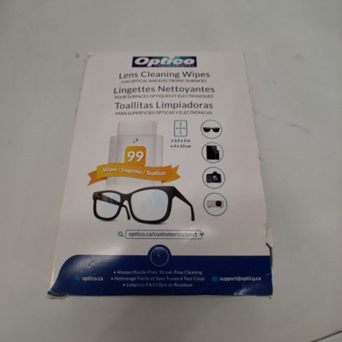 99PK OPTICO PRE-MOISTENED STREAK-FREE PREMIUM LENS CLEANING CLOTHS image 2