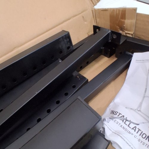 CAPRIHOM FREESTANDING BIKE RACK STORAGE - FITS UP TO 5 BIKES - ADJUSTABLE HEIGHT 20'' - 76'' (MODEL:CHBRFS5BGN) image 4